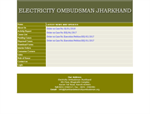 Tablet Screenshot of jharkhandelectricityombudsman.org